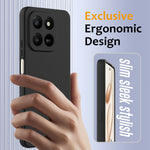 For Honor 400 Smart 5G / Honor X7d 4G / Honor X7d 5G / Honor 400 Smart 4G magnetisk etui anti-fald flydende silikone telefoncover