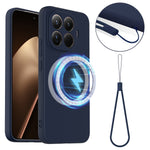 For Xiaomi 15T Pro Magnetic Case Anti-Drop Liquid Silicone Phone Cover