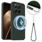 For Xiaomi 15T Pro Magnetic Case Anti-Drop Liquid Silicone Phone Cover