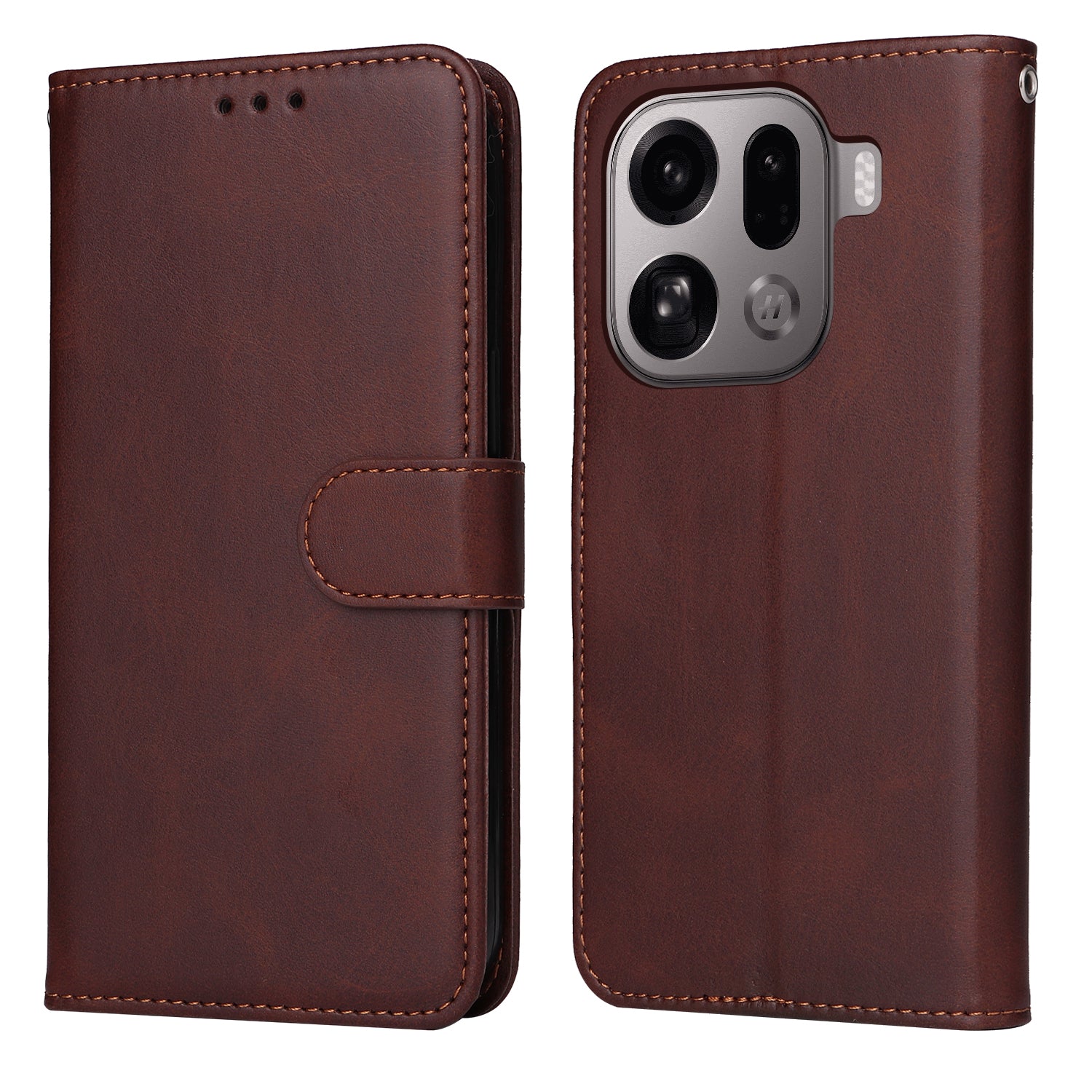 Oppo Find X9 Pro 5G Plånboksfodral PU-läder Folio Flip-fodral