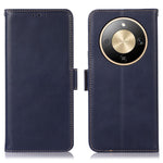 For Honor Magic8 Lite 5G / X9d 5G / X70 5G Case RFID Blocking Genuine Cow Leather Wallet Phone Cover