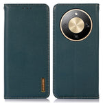KHAZNEH For Honor Magic8 Lite 5G / X9d 5G / X70 5G Case Wallet Genuine Cow Leather Phone Cover Nappa Texture