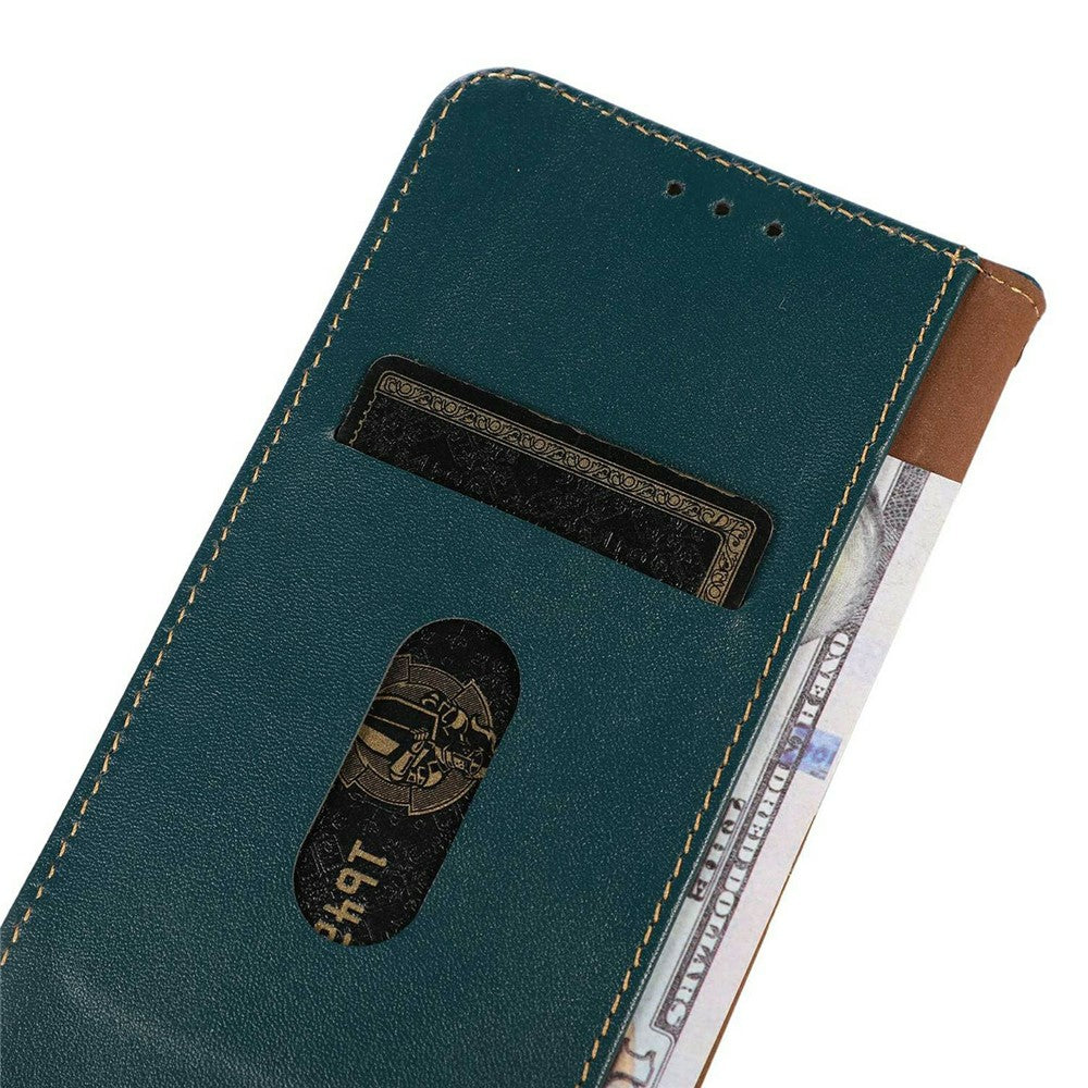 KHAZNEH For Honor Magic8 Lite 5G / X9d 5G / X70 5G Case Wallet Genuine Cow Leather Phone Cover Nappa Texture