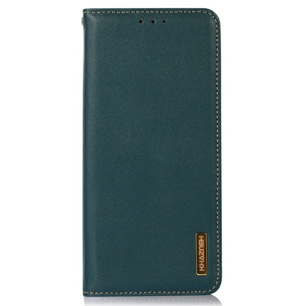 KHAZNEH For Honor Magic8 Lite 5G / X9d 5G / X70 5G Case Wallet Genuine Cow Leather Phone Cover Nappa Texture