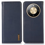 KHAZNEH For Honor Magic8 Lite 5G / X9d 5G / X70 5G Case Wallet Genuine Cow Leather Phone Cover Nappa Texture