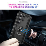For Samsung Galaxy S26 Ultra Case PC + TPU Phone Cover with Kickstand