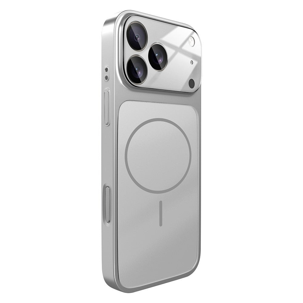 Til iPhone 17 Pro Max cover kompatibel med MagSafe AG mat glas stødsikkert telefoncover
