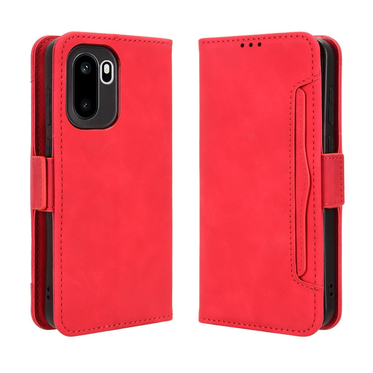 For OnePlus Ace 6 5G / 6T 5G / 15R 5G Leather Case Phone Wallet Cover with Multiple Card Slots