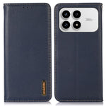 KHAZNEH fodral till Xiaomi Redmi K90 5G / Poco F8 Pro 5G i äkta koskinn, mobilfodral med nappastruktur
