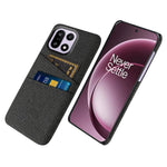 For OnePlus 15 5G Case Cloth + Hard PC Phone Cover with Dual Card Slots