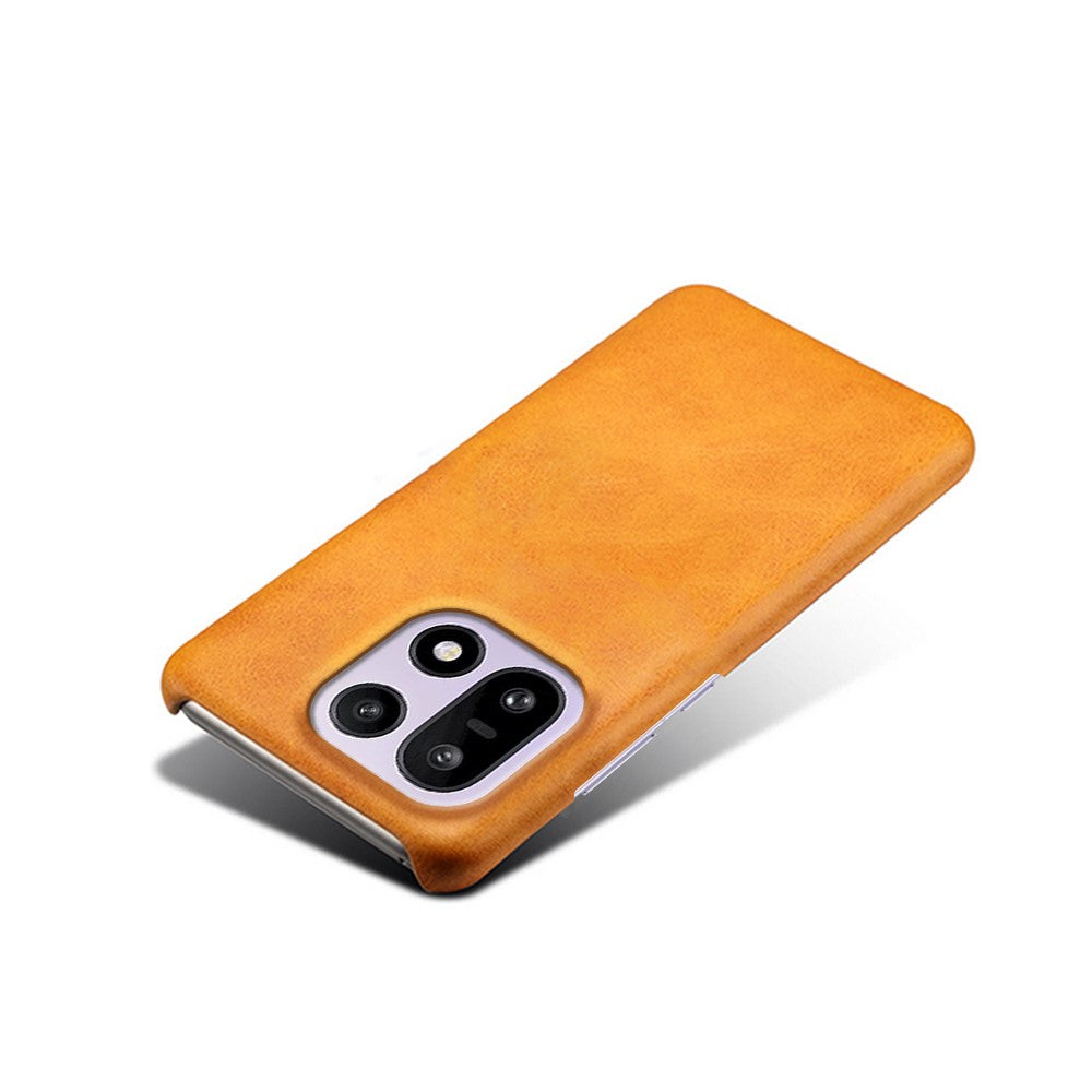 For OnePlus 15 5G Case Calf Texture PU Leather Hard PC Protective Phone Cover
