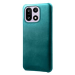 For OnePlus 15 5G Case Calf Texture PU Leather Hard PC Protective Phone Cover