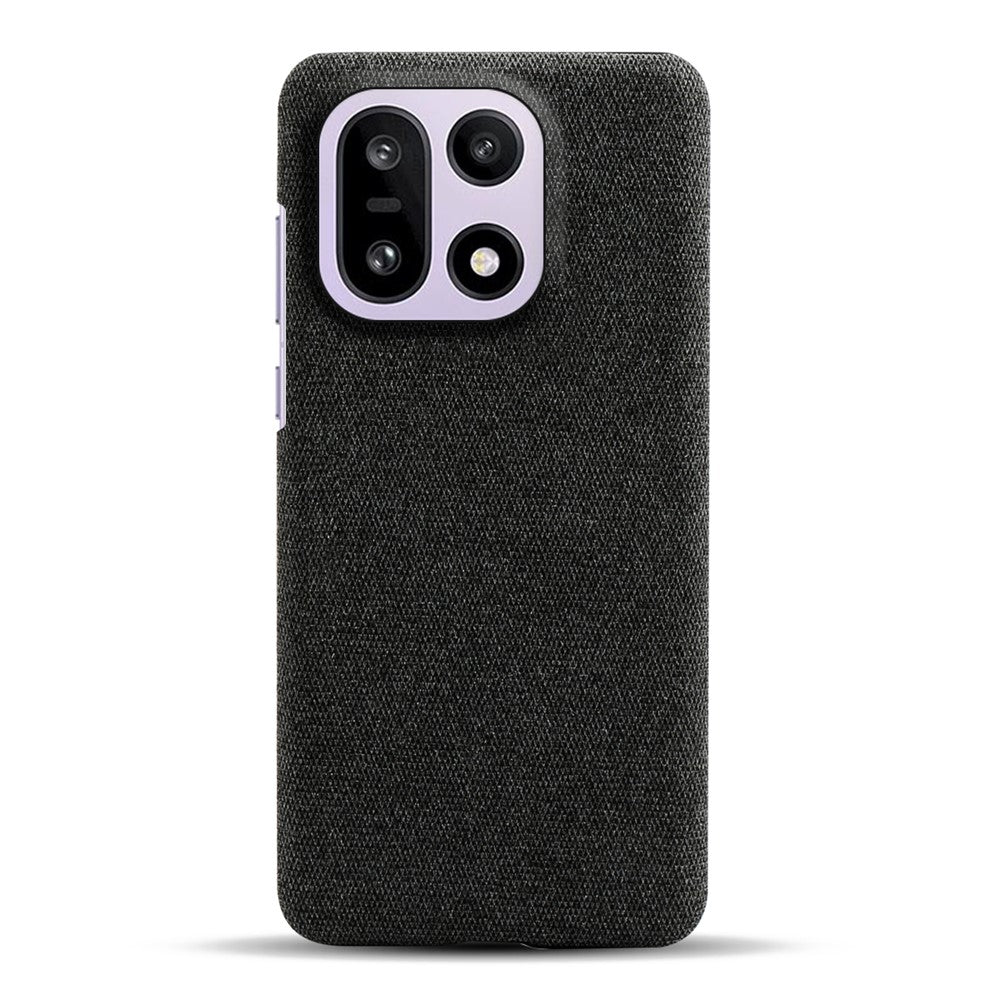 For OnePlus 15 5G Phone Case Cloth Texture Anti-Scratch Protective PC Back Cover