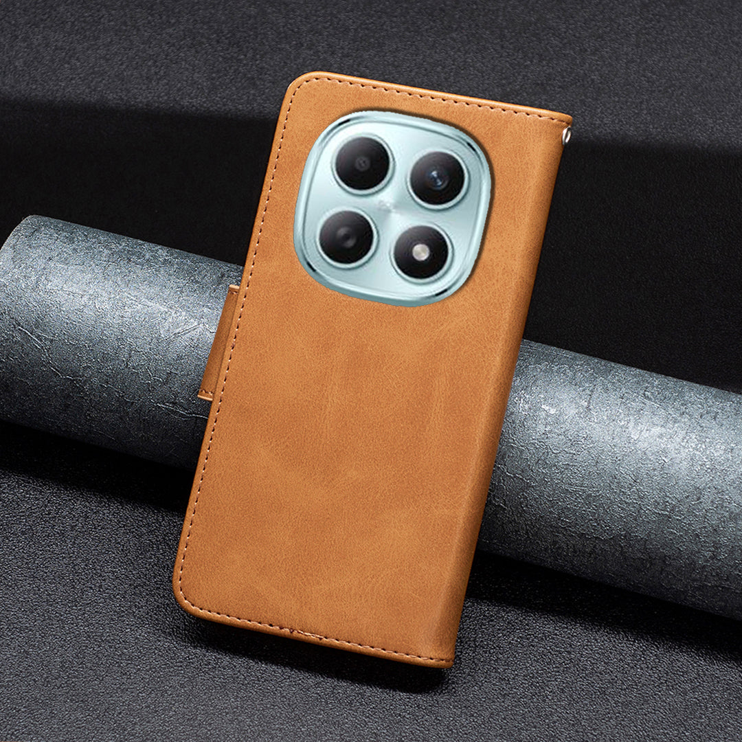 For Xiaomi Redmi Note 15 Pro 4G (Global) Case Shockproof PU Leather Cover with Wallet Card Slots