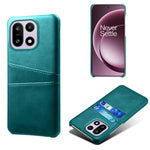 For OnePlus 15 5G Case Dual Card Slots PU Leather + Hard PC Phone Cover