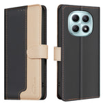 BINFEN COLOR For Xiaomi Redmi Note 15 Pro 4G (Global) Leather Case  Splicing Color RFID Blocking Wallet Stand Phone Cover