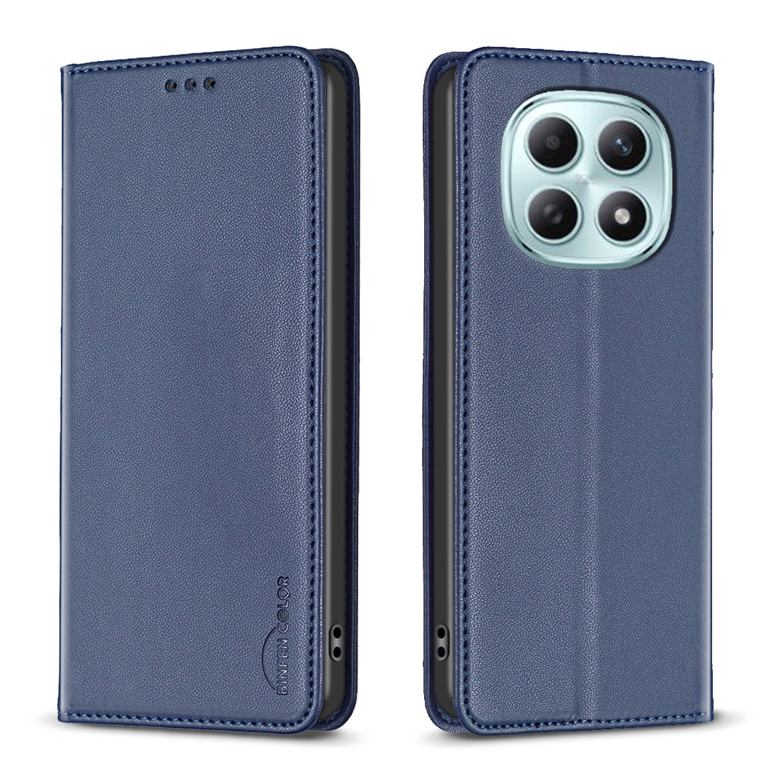 BINFEN COLOR For Xiaomi Redmi Note 15 Pro 4G (Global) Leather Case  BF18 Phone Stand Cover with Card Slots