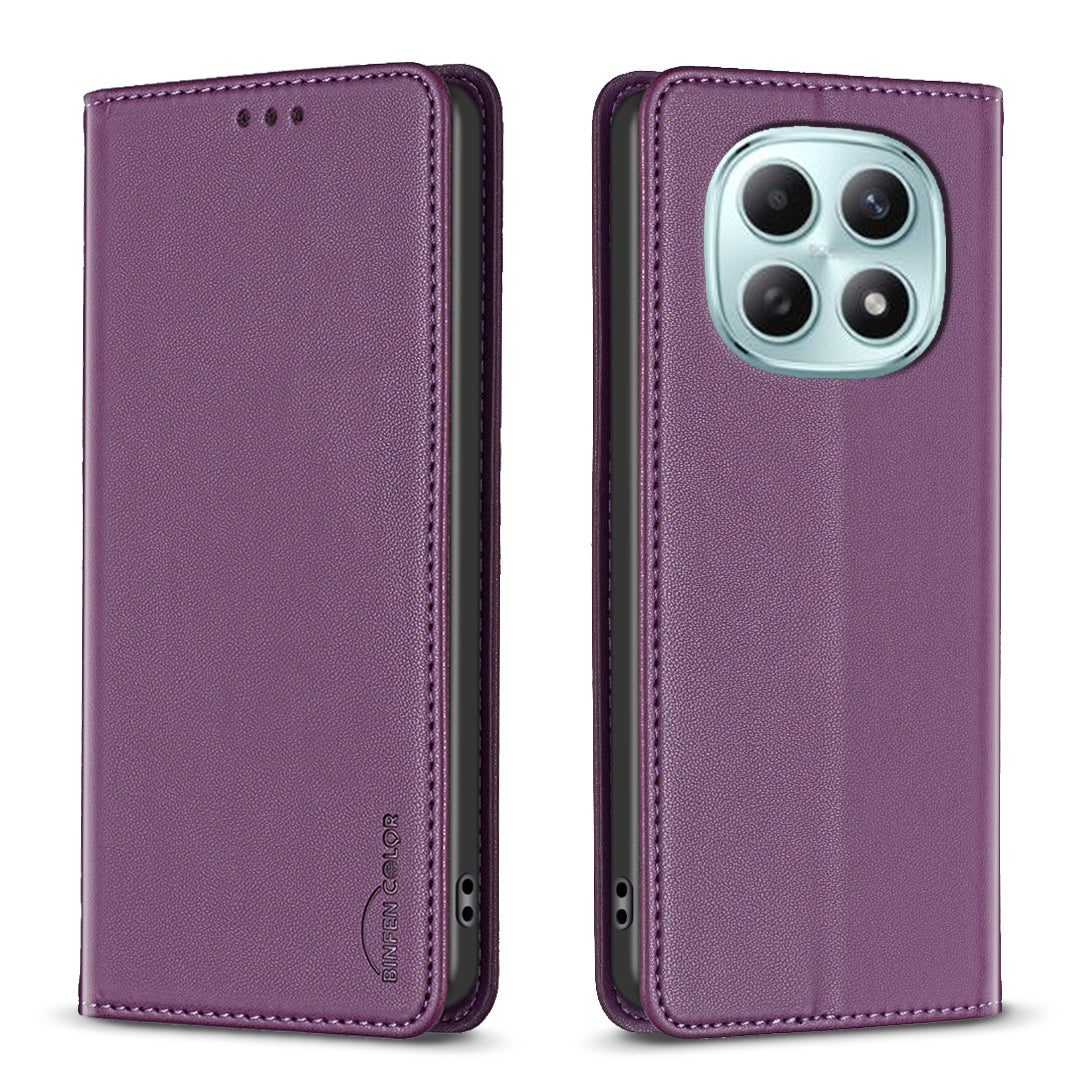 BINFEN COLOR For Xiaomi Redmi Note 15 Pro 4G (Global) Leather Case  BF18 Phone Stand Cover with Card Slots