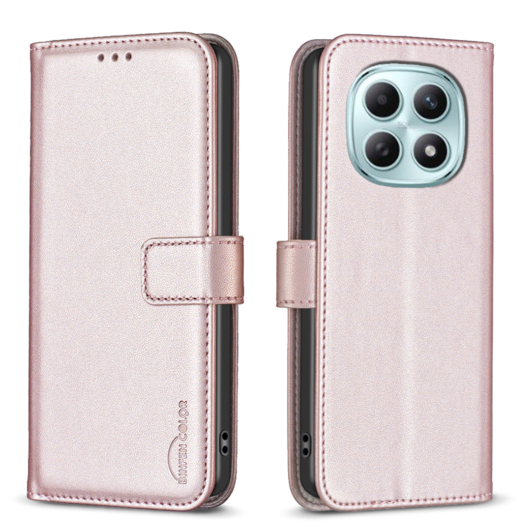 BINFEN COLOR For Xiaomi Redmi Note 15 Pro 4G (Global) Phone Case  BF17 Wallet Folio Flip Leather Cover