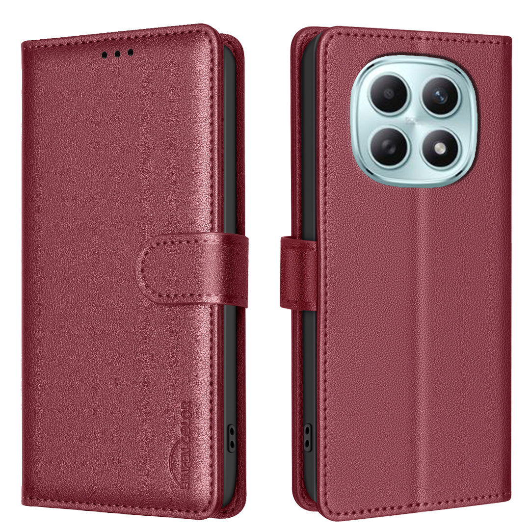 BINFEN COLOR For Xiaomi Redmi Note 15 Pro 4G (Global) Leather Case  BF32 Wallet RFID Blocking Phone Cover
