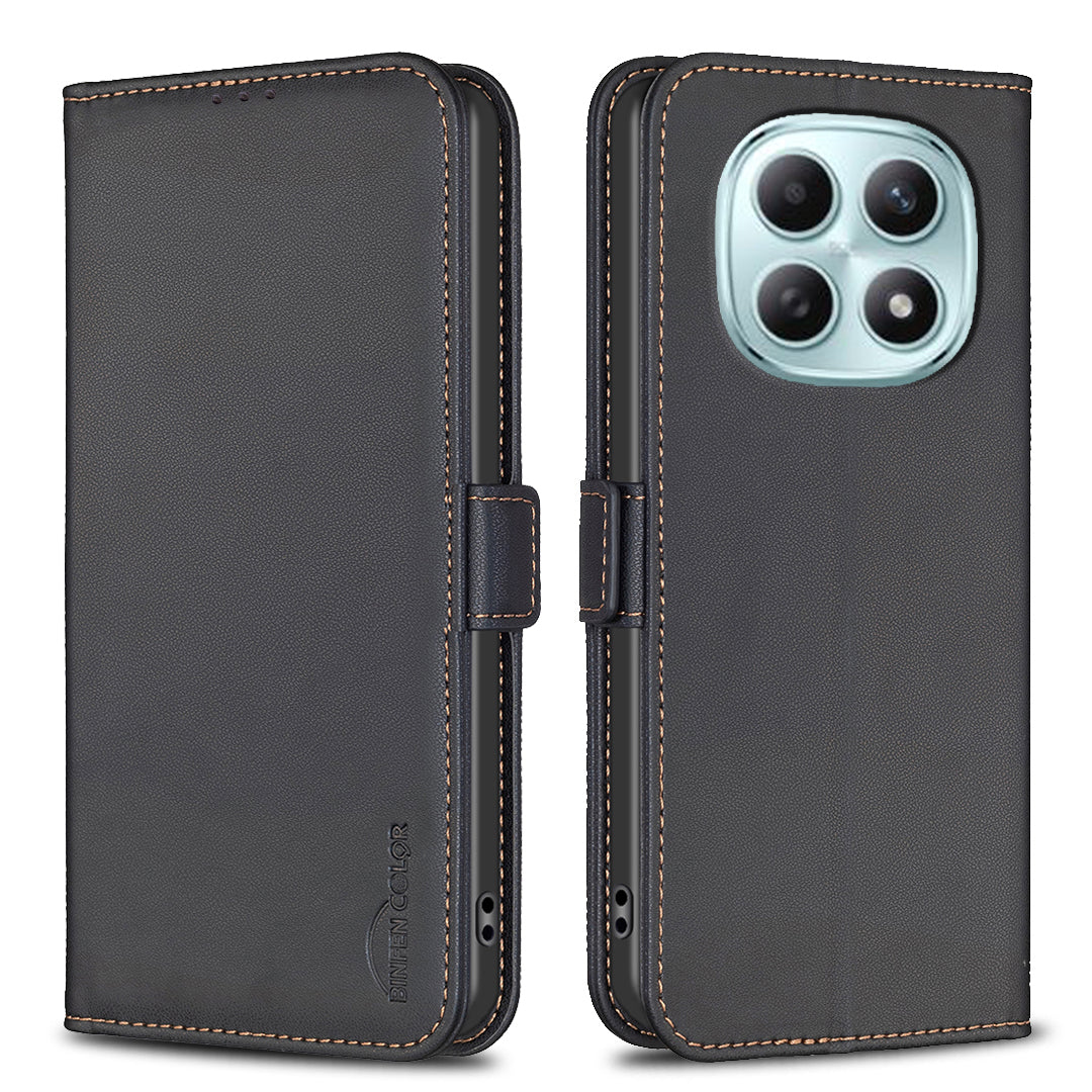 BINFEN COLOR För Xiaomi Redmi Note 15 Pro 4G (Global) Skal BF31 PU Läder Flip Folio mobil Plånboksfodral
