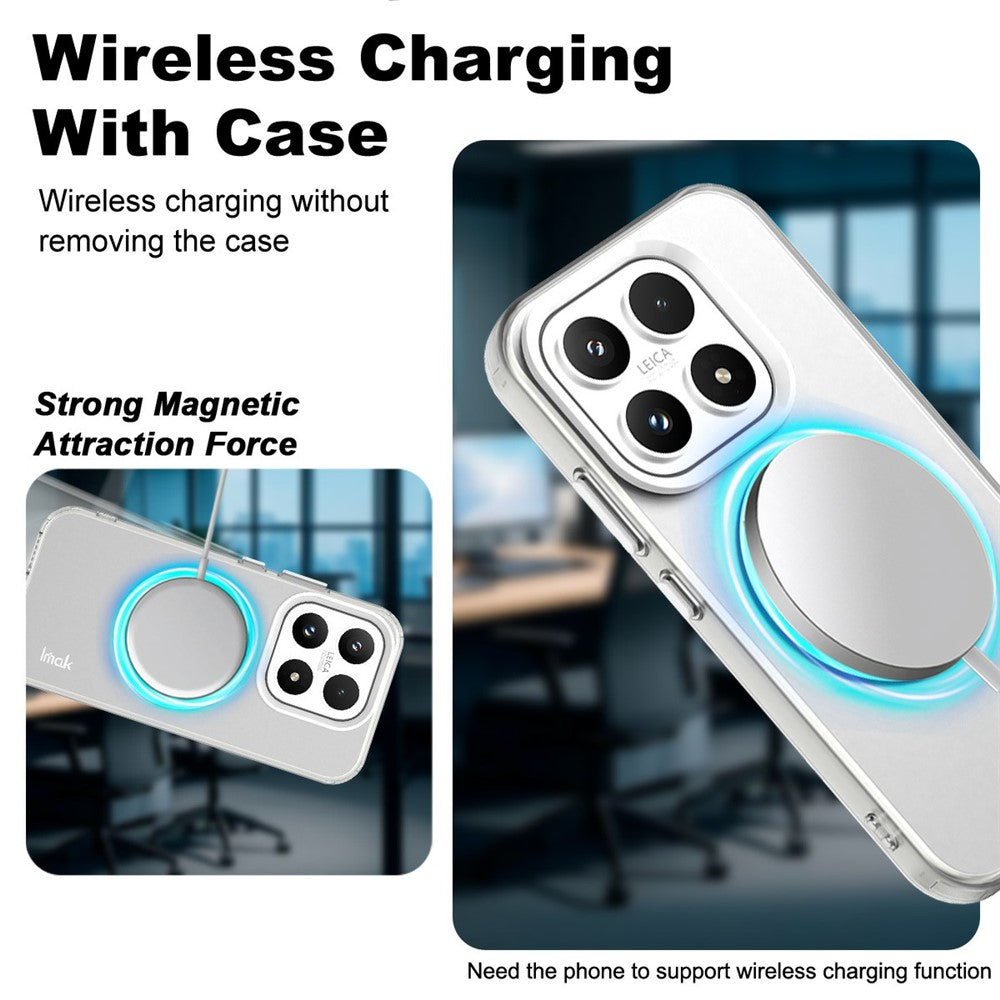 IMAK For Xiaomi 17 Case Magnetic Case PC + TPU Protective Phone Back Cover