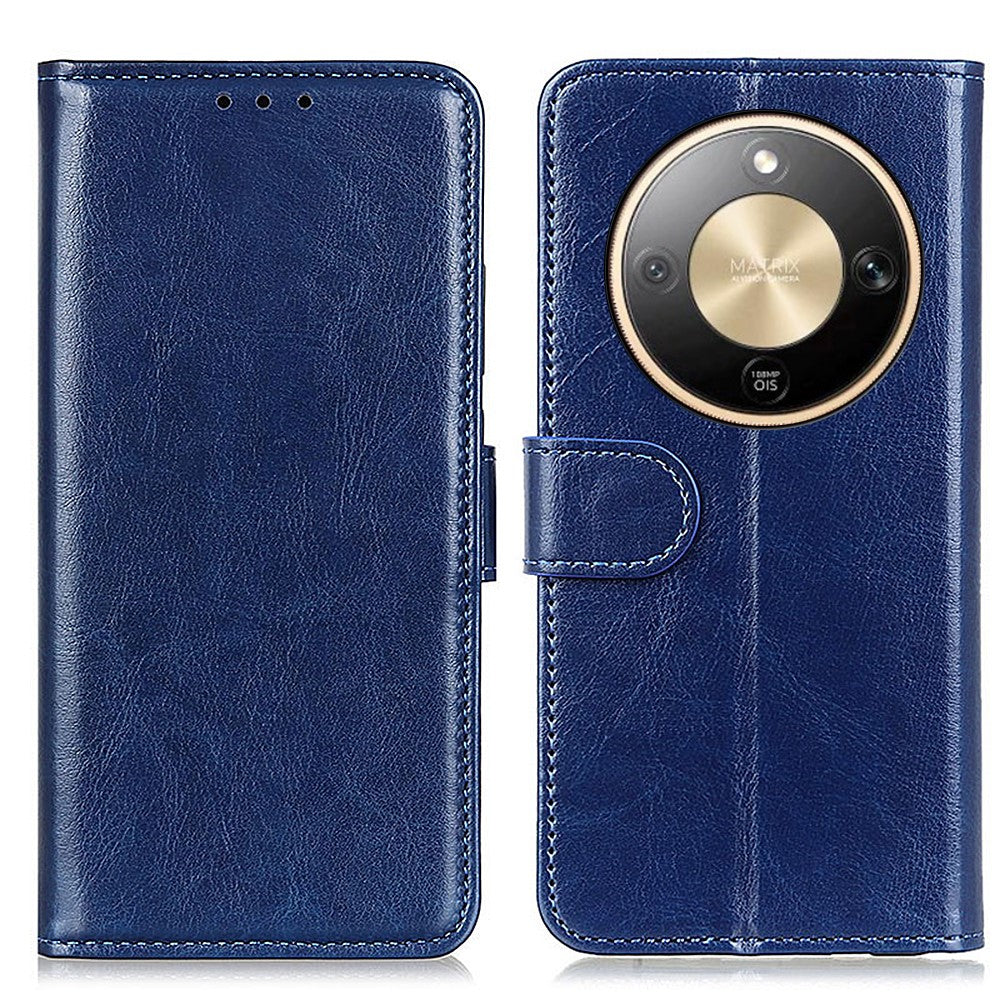 For Honor Magic8 Lite 5G / X9d 5G / X70 5G Case Crazy Horse Texture PU Leather Phone Stand Cover