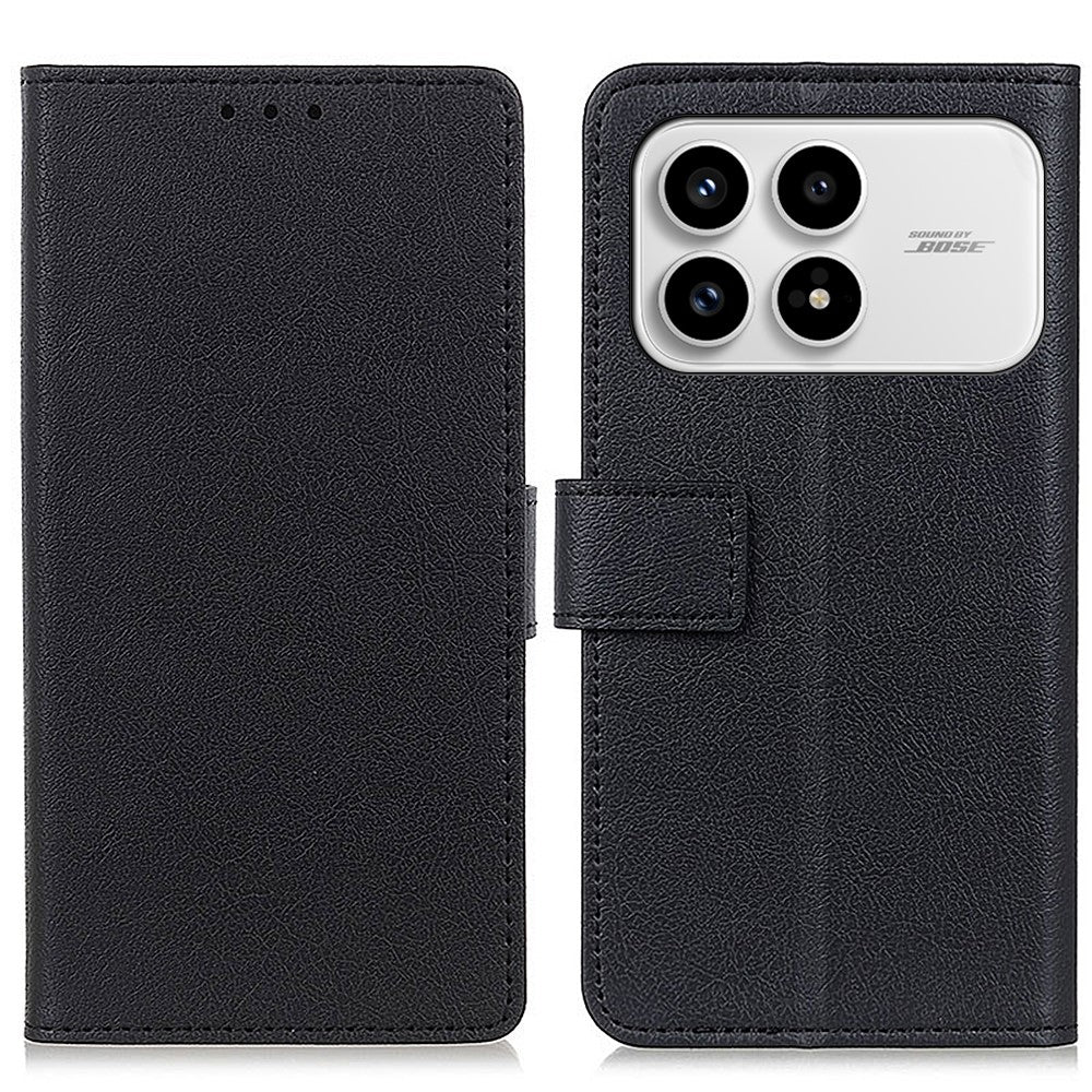 For Xiaomi Redmi K90 5G / Poco F8 Pro 5G Case PU Leather Stand Wallet Phone Cover