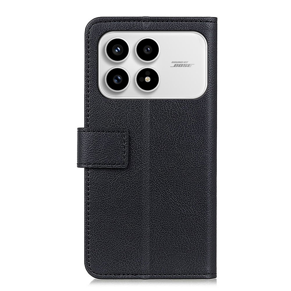 For Xiaomi Redmi K90 5G / Poco F8 Pro 5G Case PU Leather Stand Wallet Phone Cover