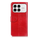 For Xiaomi Redmi K90 5G / Poco F8 Pro 5G Case Crazy Horse Texture PU Leather Phone Stand Cover