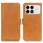 For Xiaomi Redmi K90 5G / Poco F8 Pro 5G Case Stand Cowhide Texture PU Leather Phone Cover