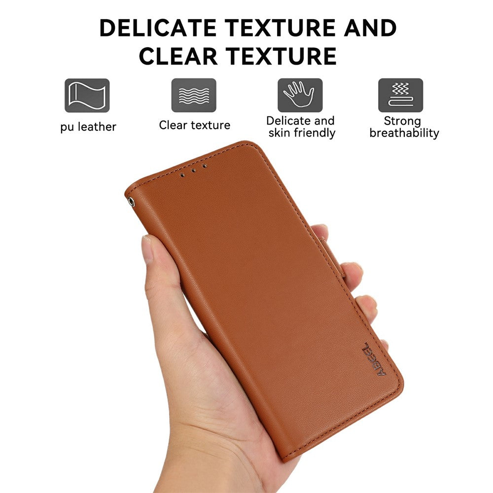 ABEEL For Xiaomi Redmi K90 5G / Poco F8 Pro 5G Case Leather Phone Cover with RFID Blocking Wallet