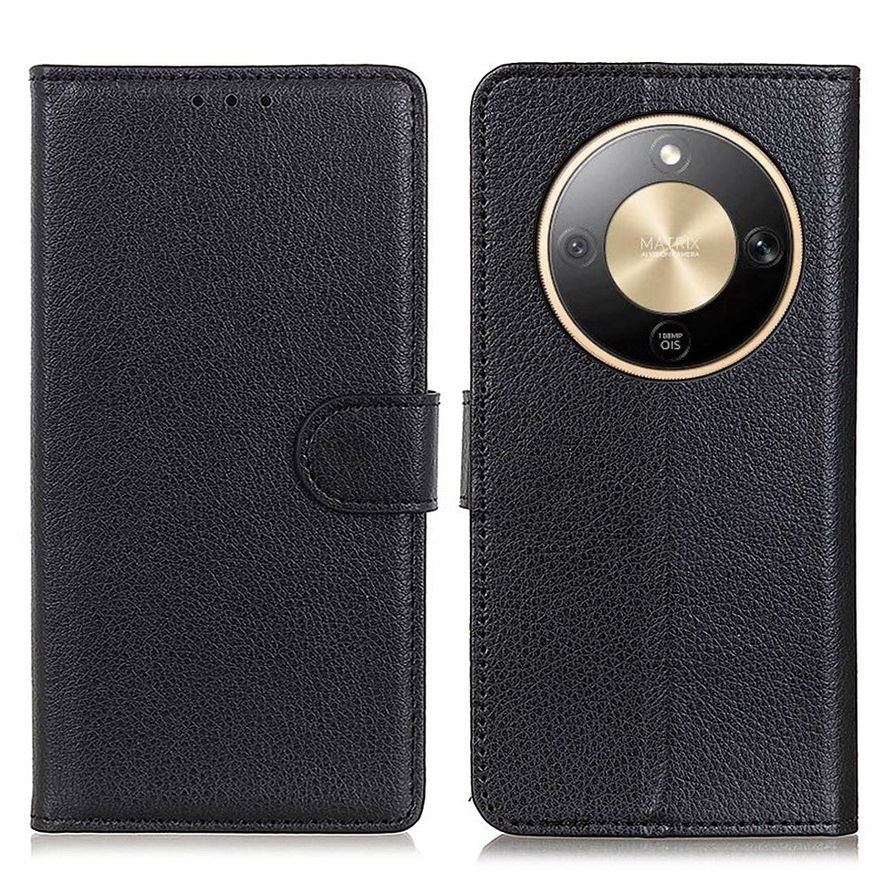 For Honor Magic8 Lite 5G / X9d 5G / X70 5G Wallet Case PU Leather Phone Cover Litchi Texture