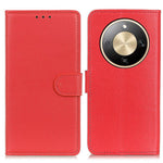 For Honor Magic8 Lite 5G / X9d 5G / X70 5G Wallet Case PU Leather Phone Cover Litchi Texture
