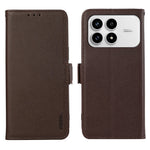 ABEEL För Xiaomi Redmi K90 5G / Poco F8 Pro 5G Skal Litchi Textur Läder RFID-blockerande mobilskal