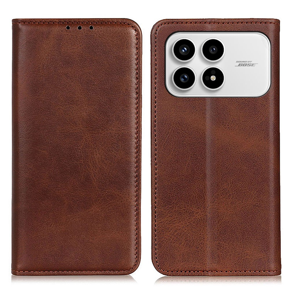 For Xiaomi Redmi K90 5G / Poco F8 Pro 5G Case Split Leather Flip Wallet Phone Cover