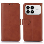 For Xiaomi Redmi K90 5G / Poco F8 Pro 5G Case Cowhide Texture Leather Wallet Phone Cover with Stand