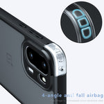 OnePlus 15R 5G / Ace 6T 5G / Ace 6 5G-skal TPU + PC stötsäkert genomskinligt mobilskal