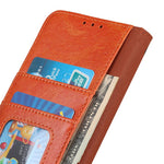 Wallet Case For Honor Magic8 Lite 5G  /  X70 5G  /  X9d 5G Nappa Texture Split Leather Phone Cover