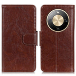 Wallet Case For Honor Magic8 Lite 5G  /  X70 5G  /  X9d 5G Nappa Texture Split Leather Phone Cover