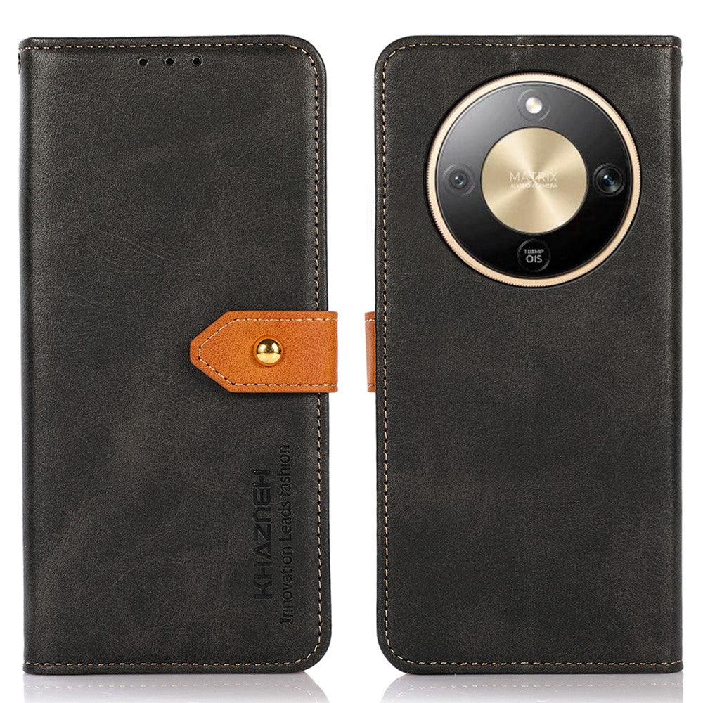 KHAZNEH Wallet Phone Case For Honor Magic8 Lite 5G  /  X70 5G  /  X9d 5G Stand Leather Flip Cover