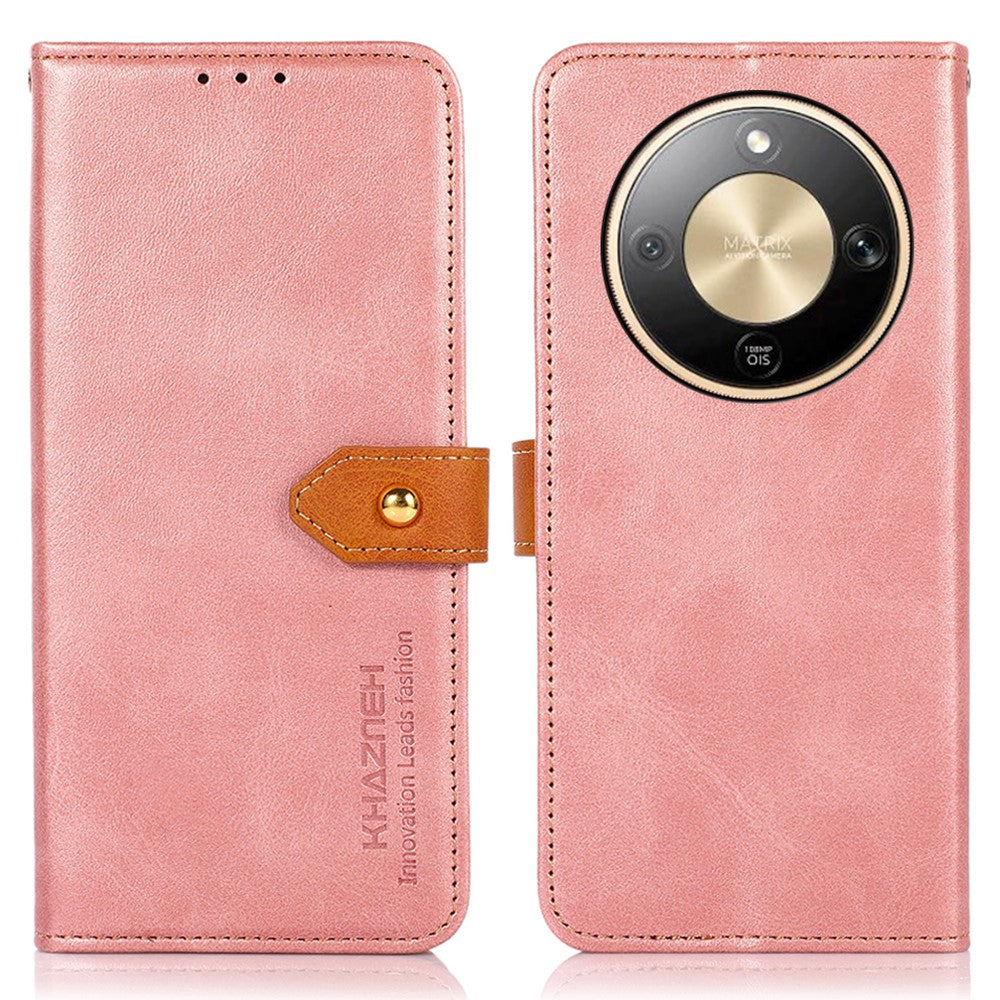KHAZNEH Wallet Phone Case For Honor Magic8 Lite 5G  /  X70 5G  /  X9d 5G Stand Leather Flip Cover