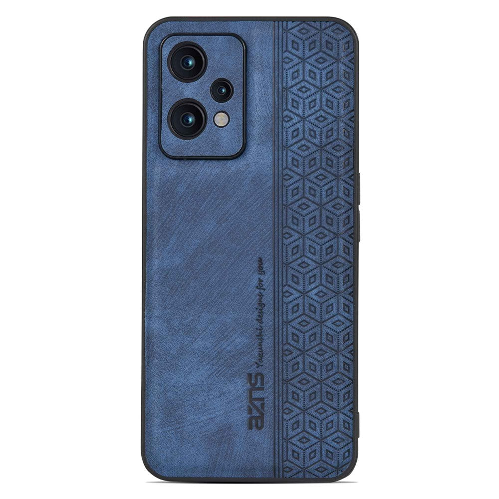 AZNS præget mønster, falmningsbestandigt TPU-cover med PU-læderbelægning, skridsikkert mobilcover til OnePlus Nord CE 2 Lite 5G