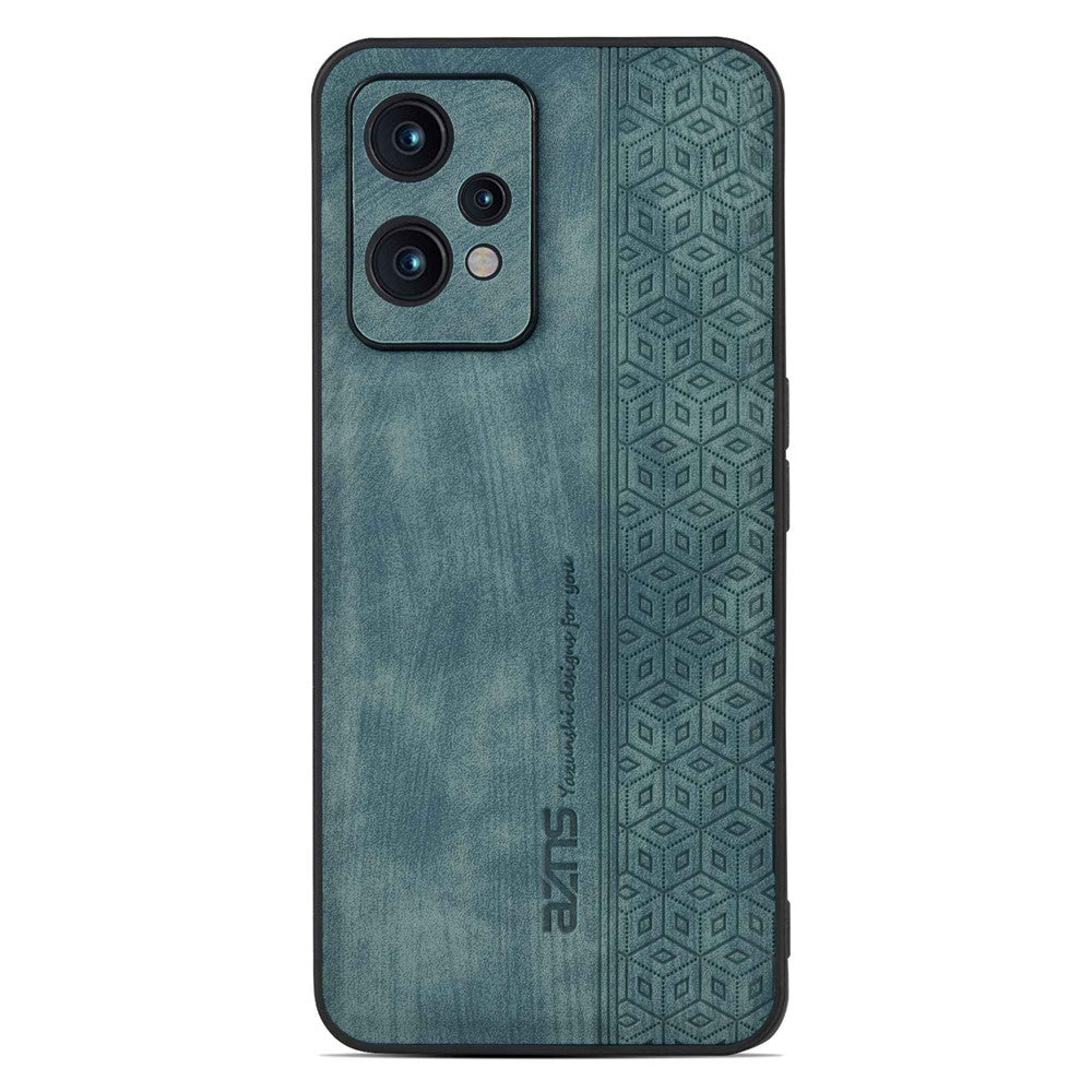 AZNS præget mønster, falmningsbestandigt TPU-cover med PU-læderbelægning, skridsikkert mobilcover til OnePlus Nord CE 2 Lite 5G