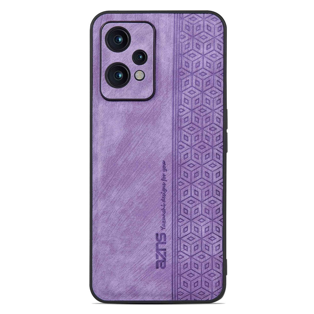 AZNS præget mønster, falmningsbestandigt TPU-cover med PU-læderbelægning, skridsikkert mobilcover til OnePlus Nord CE 2 Lite 5G