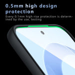For Xiaomi Redmi K90 Pro Max 5G / Poco F8 Ultra Case Skin-Touch TPU + PC Matte Phone Back Cover, Transparent Black