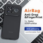 For Xiaomi Redmi K90 Pro Max 5G / Poco F8 Ultra Case Skin-Touch TPU + PC Matte Phone Back Cover, Transparent Black