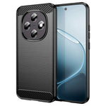 For Oppo F31 Pro 5G Case Protective Phone Cover Carbon Fiber Texture Brushed- Blue