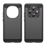 For Oppo F31 Pro 5G Case Protective Phone Cover Carbon Fiber Texture Brushed- Blue