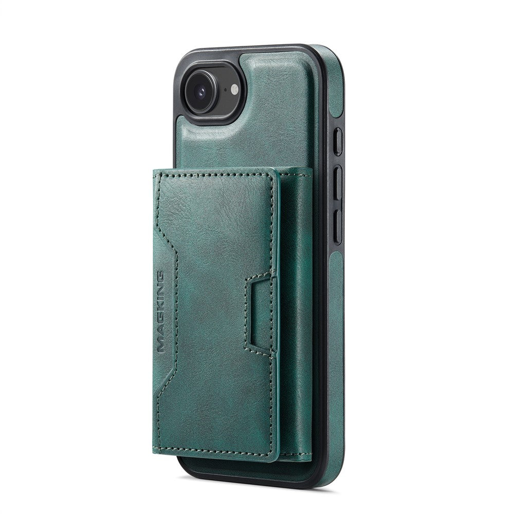 MAGKING K4 Series For iPhone 17th / 16th Case Compatible with MagSafe Detachable Wallet PU TPU PC Phone Cover